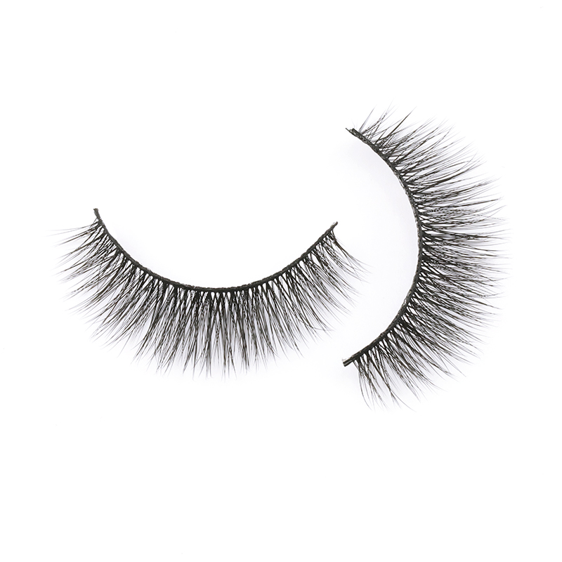 Best Seller Private Box 3D Silk Fake Eyelashes Wholeslae Price Lashes Soft and Natural Strip Lashes in the UK YY102